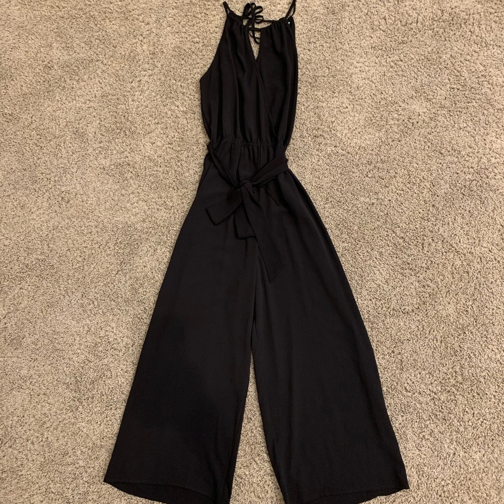 Black pantsuit